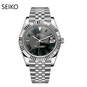 Nuevo Reloj Mecánico Deportivo con Esfera Romana, Diseño de Rodaja de Rábano Verde, Multifunción, Correa de Acero, para Hombre, Estilo Ejecutivo, NH35 - Product Image 4