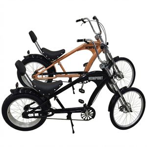 Vélo Cruiser SY pour <span class=keywords><strong>Homme</strong></span> 20 pouces, Style Rétro, Plage, Cadre en Acier, Jantes en Alliage d'Aluminium, Freins V, Monovitesse, Charge 120kg - Product Image 6