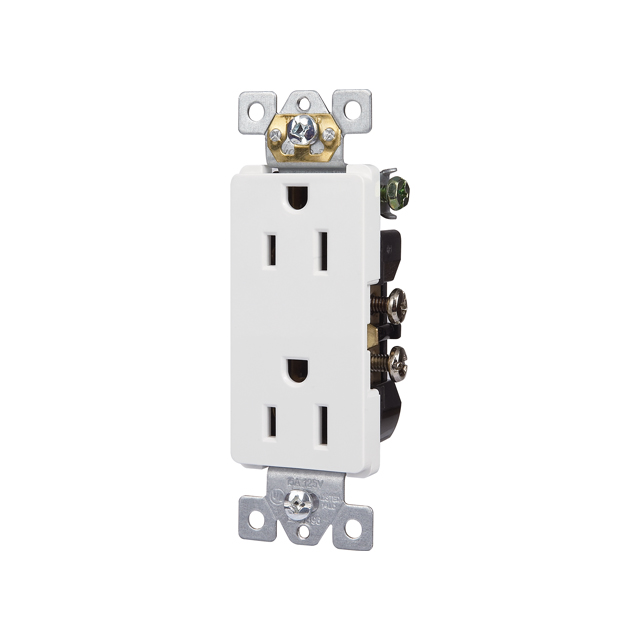 New Installation Various Locations Home Offices Outlets 15 Amp Decorative Receptacle