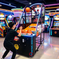 Machine de jeu de basket-ball pliable à monnayeur pour salle de sport intérieure
