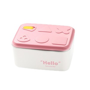 Stainless Steel Insulated <b>Lunch</b> <b>Box</b> Square Large Capacity With Plastic Lid Portable Student Bento <b>Box</b> Soup Bowl - Product Image 1