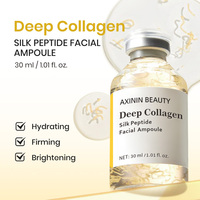 Ampoule faciale intensive au collagène et aux peptides de soie, anti-âge, liftante, hydratante et lissante, marque privée BLIW