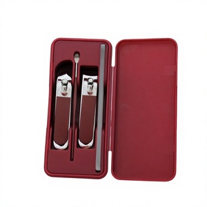 Ensemble de manucure et pédicure 4 pièces, kit de coupe-ongles avec fourchette à cuticules et séparateur d'orteils, étui de rangement portable - Product Image 2