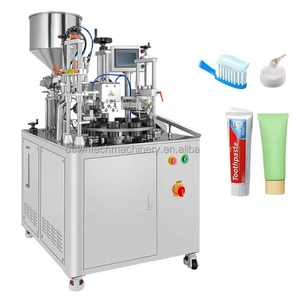 Yunqingtech เครื่องบรรจุและปิดผนึกหลอดเครื่องสำอาง, กึ่งอัตโนมัติสแตนเลส - Product Image 1