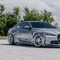 Roue forgée personnalisée monobloc 1 pièce XL Concave profonde Hyper argent brossé poli 5x120 5x112 5x114.3 Jante 17-24 pouces