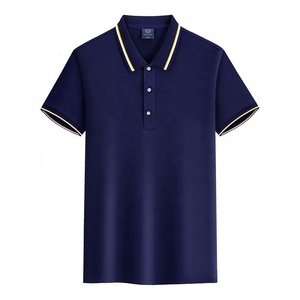 Chemise Polo Personnalisée Vêtements de Travail d'Été en Gros Chemises à Manches Courtes à Revers Logo Brodé T-shirts pour Hommes - Product Image 4
