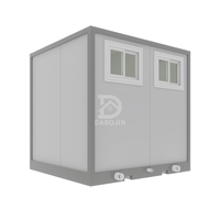 Toilette de conteneur préfabriquée mobile durable pour la construction Toilettes portables de luxe Vente pour appartement hôtel villa