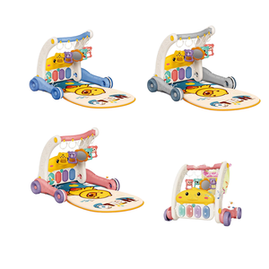 Andador 2 en 1 <span class=keywords><strong>para</strong></span> Bebé con Piano <span class=keywords><strong>de</strong></span> Pedales, <span class=keywords><strong>Gimnasio</strong></span> <span class=keywords><strong>para</strong></span> Bebés Recién Nacidos, Andador Desmontable con Teclas <span class=keywords><strong>de</strong></span> Piano Coloridas y Luces Suaves - Product Image 2