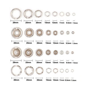 G & F Personnalisé Grandes Tailles Laiton Métal Quatre Parties Griffe Creuse Cinq Griffes Chemise <span class=keywords><strong>Manteau</strong></span> Combinaisons <span class=keywords><strong>Bouton</strong></span>-<span class=keywords><strong>pression</strong></span> - Product Image 6