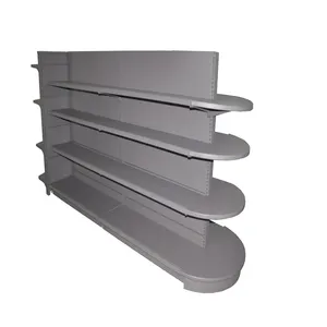 Estantes modernos para tiendas minoristas Estante de supermercado de varios <span class=keywords><strong>colores</strong></span> de doble cara - Product Image 6