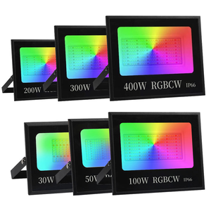 Projecteur LED mural à changement de couleur contrôlé par application - Design moderne, étanche IP66, dimmable pour l'éclairage de fête et de <span class=keywords><strong>scène</strong></span> - Product Image 1