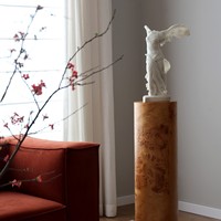 Statue Décorative Moderne Minimaliste en Résine Effet Céramique, Déesse de la Victoire, Style Grec Européen, pour la Maison