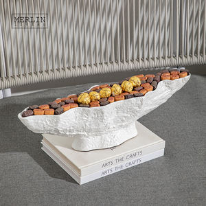 Merlin Living Blanc Longue Assiette Chocolat Fruits Secs Assiettes Accessoires de Décoration Chaozhou Céramique Usine Vente en Gros - Product Image 3