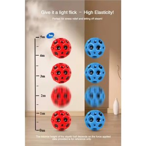 Juguete de Pelota Elástica de Descompresión con Cuerda de Rebote de Piedra Lunar para Deportes al Aire Libre, para Niños y Ancianos - Product Image 2