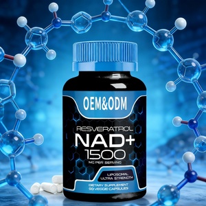 <span class=keywords><strong>Integratore</strong></span> in Capsule Vegane Personalizzabile OEM NAD+ Resveratrolo Naturale a Basso Contenuto di Zuccheri per Adulti, Migliora l'Immunità e Aumenta la Resistenza, Unisex - Product Image 1