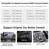 Adaptor USB Carplay nirkabel tipe-c, adaptor USB untuk Mazda 2,3,6 CX3 CX5 CX 8, CX9 juga kompatibel dengan Auto Android