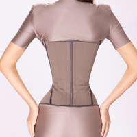 Body personnalisé à haute compression pour femmes Combinaison respirante en latex Gaines de contrôle du ventre amincissantes à la taille