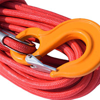 Monster4WD 12mm 1/2 in X 30m Corde de treuil synthétique double tressée UHMWPE 12 brins de haute qualité