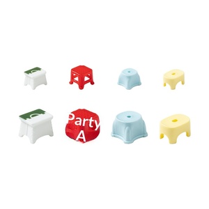 Miniature Paysage Créatif Tabouret Pliant Modèle Maison de Poupée DIY Décorations Accessoires Mini Résine Style Dessin Animé Bureau - Product Image 5