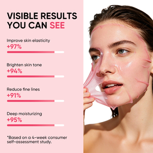 Masque visage anti-âge, hydratant, nourrissant et raffermissant MOOYAM à l'ADN de saumon PDRN, emballage rose, 75g, marque privée, OEM - Product Image 4