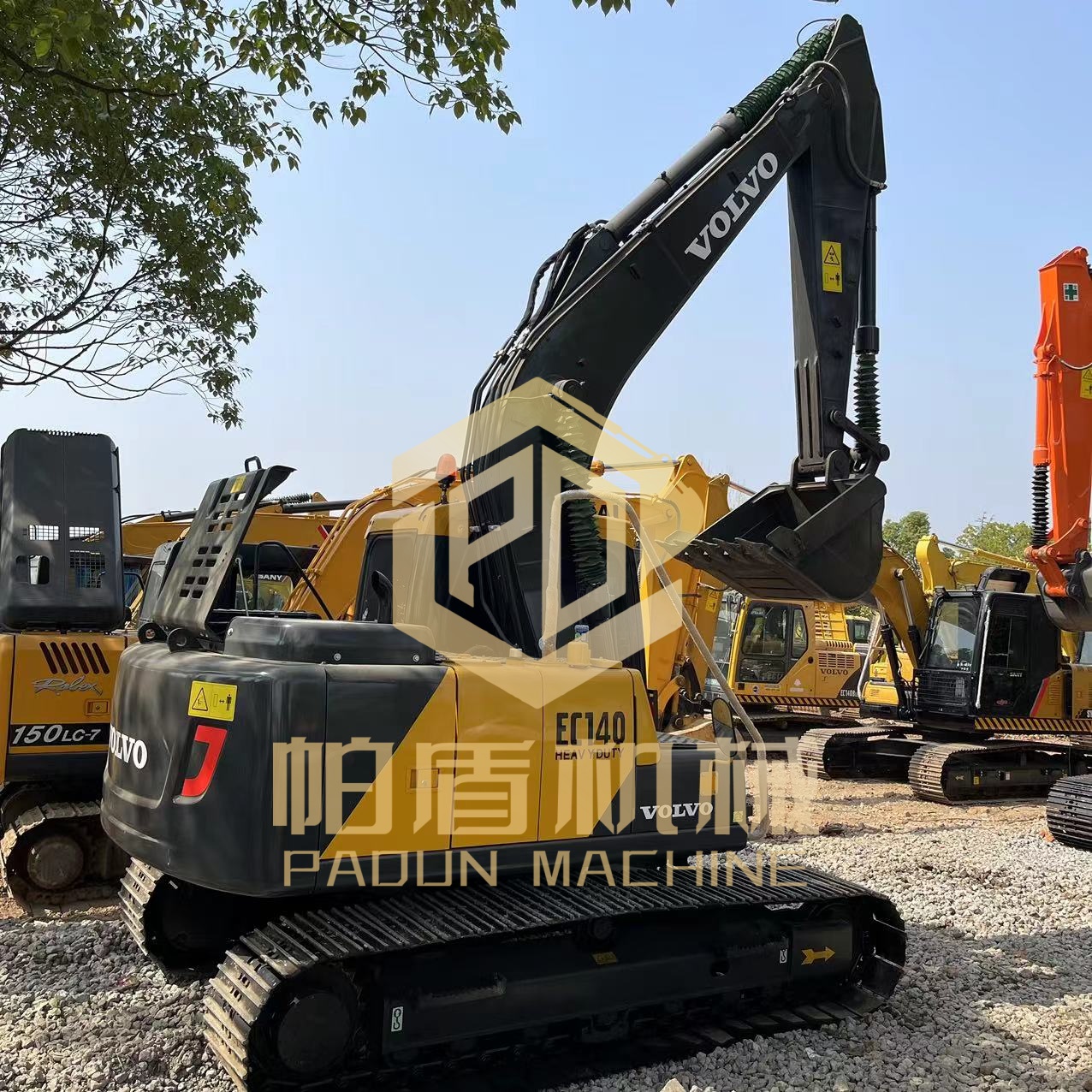 Продается хорошо, идеальное рабочее состояние, средний Volvo EC140, оригинальный экскаватор-экскаватор, землеройная машина VOLVO EC140