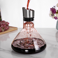 Meilleure vente de verres de Bar, verres à vin en cristal d'alcool Unique, aérateur, Carafe, Carafe, ensemble de Carafe