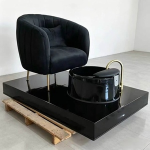 Fauteuils de pédicure roses modernes et simples, personnalisés en usine, sans tuyauterie, sans plomberie, fauteuils de spa pour les pieds de luxe pour salon de manucure - Product Image 5