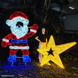 Morden Luxury Handmade Thiết Kế Mới 15ft 20ft 25ft 30ft Khổng Lồ Cây Giáng Sinh Cho Ngoài Trời Trung Tâm Thương Mại - Product Image 6