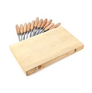 12 Piece Mini <strong>Wood</strong> Carving Tools <strong>Wood</strong> <strong>Turning</strong> Tool <strong>Chisel</strong> Set Lathe Tools - Product Image 6