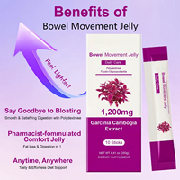 Bâtonnets de gelée OEM pour le transit intestinal, extrait de Garcinia Cambogia 1200mg, saveur raisin, complément pour femmes, digestion, produits de perte de poids