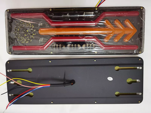 Luces de advertencia traseras universales para coche y camión, <span class=keywords><strong>señal</strong></span> de flujo, freno de dirección, de marcha atrás, de tráfico, impermeable, antiniebla, 12V - Product Image 3