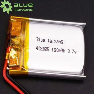 ร้อนขายขนาดเล็กลิเธียมโพลิเมอร์ Lipo Li ไอออนแบตเตอรี่<span class=keywords><strong>3</strong></span>.7โวลต์150มิลลิแอมป์ชั่วโมง402025ผลิตภัณฑ์ดิจิตอลกล้อง - Product Image 2