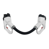 PIWIN EV Chargeur Accessoires 150Amp Evse Combo 2 Plug Ccs 2 To Ccs 1 Dc Ev Charging Connector Adapter