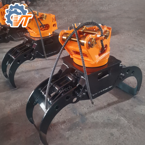 Präzision für 450 Bagger befestigungen Rotierender Holz greifer Holz greifer 1200mm Backen öffnung für die Effizienz der Holz sortierung - Product Image 3