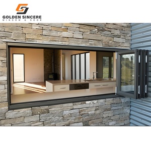 Ventana de aluminio plegable moderna GS para uso en balcón y cocina - Product Image 4