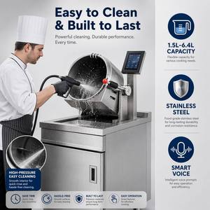 Máquina Profesional de Cocina Electromagnética de 5000W con Pantalla Táctil Inteligente de 7 Pulgadas, Robot de Cocina Automático para Restaurante - Product Image 6
