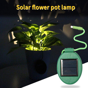 Solar Planter Led Light Box With <b>Battery</b> Portable Outdoor Garden Decoration - Product Image 4