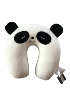 Juego de Almohada de Viaje 2 <span class=keywords><strong>en</strong></span> 1 Panda, Almohada Ultra Suave para Soporte del Cuello, Antifaz para Bloquear <span class=keywords><strong>la</strong></span> Luz, Cojín Portátil para un Descanso Confortable - Product Image 3
