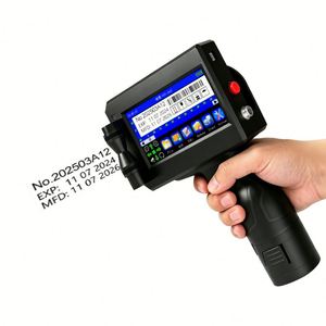 <span class=keywords><strong>Imprimante</strong></span> alimentaire portable en stock, machine de codage de date à double buse pour cartons, sans <span class=keywords><strong>cartouche</strong></span> d'encre - Product Image 2