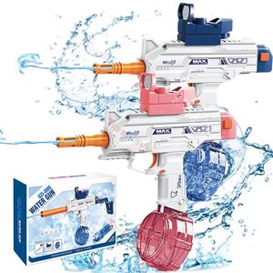 Pistolet à eau électrique puissant Toysrunner pour adultes, réaliste, avec logo rose, Weal Maker 1000ml USB - Product Image 5