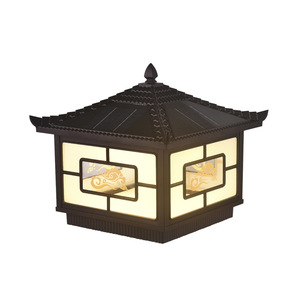 Lámpara Solar de Poste para Exteriores, Lámpara de Jardín Impermeable, Lámpara de Pared de Poste para Exteriores, Serie para Puerta de Jardín de Villa - Product Image 5