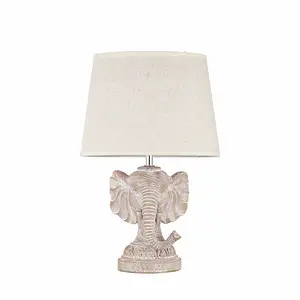Скандинавская декоративная коричневая лампа ручной работы для отеля, античная креативная Настольная лампа с животными для кровати