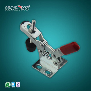 Morsetto a ginocchiera verticale in acciaio al carbonio zincato, altezza di compressione regolabile, forza di serraggio 30 kg, attrezzatura industriale, scatola 135 mm - Product Image 3