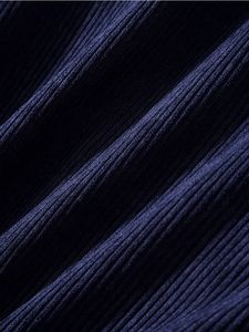 قميص رجالي مخطط كوردوري غير رسمي طية الصدر كم طويل قميص ملابس رجالية علوية 2024 - Product Image 6