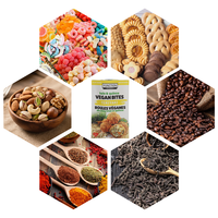 Sachets en plastique refermables à soufflet latéral pour café, snacks et aliments, pochettes personnalisées à fermeture éclair pour fruits à coque