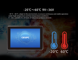 Cesipc 10.1Inch Industrieel Paneel Pc Alles-In-Één <span class=keywords><strong>Computer</strong></span> J1900 Embedded Intel I3 I5 I7 <span class=keywords><strong>Processor</strong></span> Ip65 Waterdicht Robuust Paneel Pc - Product Image 3