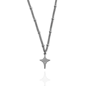 Collana <span class=keywords><strong>Girocollo</strong></span> Trendy con Ciondolo a Stella Traforata, Accessorio Moda per <span class=keywords><strong>Uomo</strong></span> e Donna, Catena per Maglione da Festa - Product Image 6