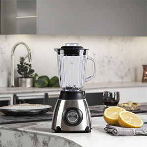 Licuadora de vidrio con Motor de alta cantidad sin BPA, batidora eléctrica, perilla alemana, Licuadora Para Batidos para uso doméstico KB02020 - Product Image 1