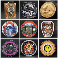 Luxuriöse, vergoldete, moderne Challenge Coins – individuelle zweifarbige Metall-Handwerksmedaillen – hochwertige Corporate Excellence Award Souvenirs