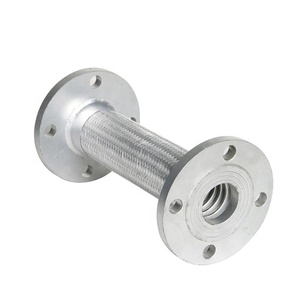 Tuyau métallique tressé <span class=keywords><strong>sur</strong></span> <span class=keywords><strong>mesure</strong></span> en acier inoxydable 304 GB, diamètre 25 mm, tube <span class=keywords><strong>flexible</strong></span> de 15 mm, style à bride, traitement de pliage par soudure spirale - Product Image 6